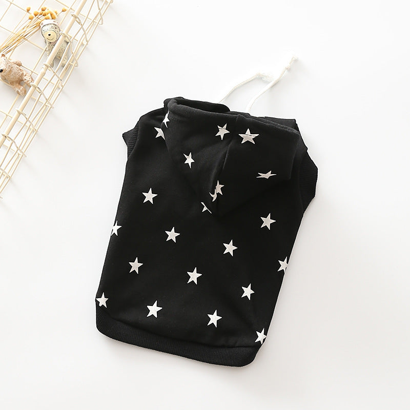 Comfortable Dog Clothes With Printed Stars