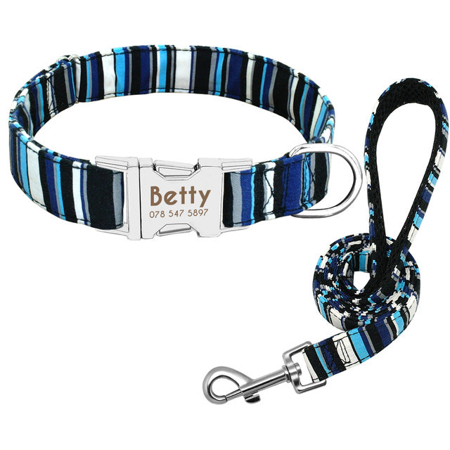 Pet Dog Name Collar | Custom Large Dog Lettering Tag