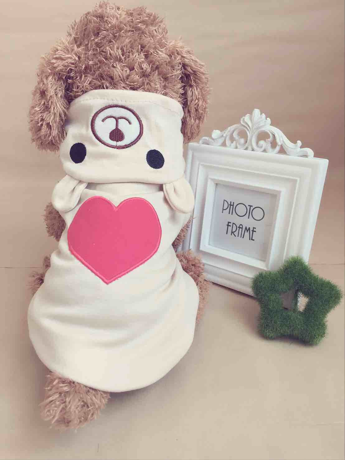 Summer Love Bears Hoodies Pet Clothes