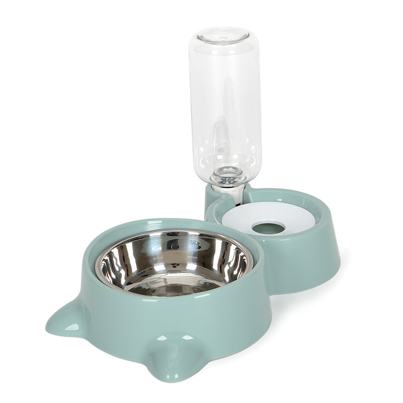 Automatic Nonelectric Cat & Dog Water Dispenser with Bowl