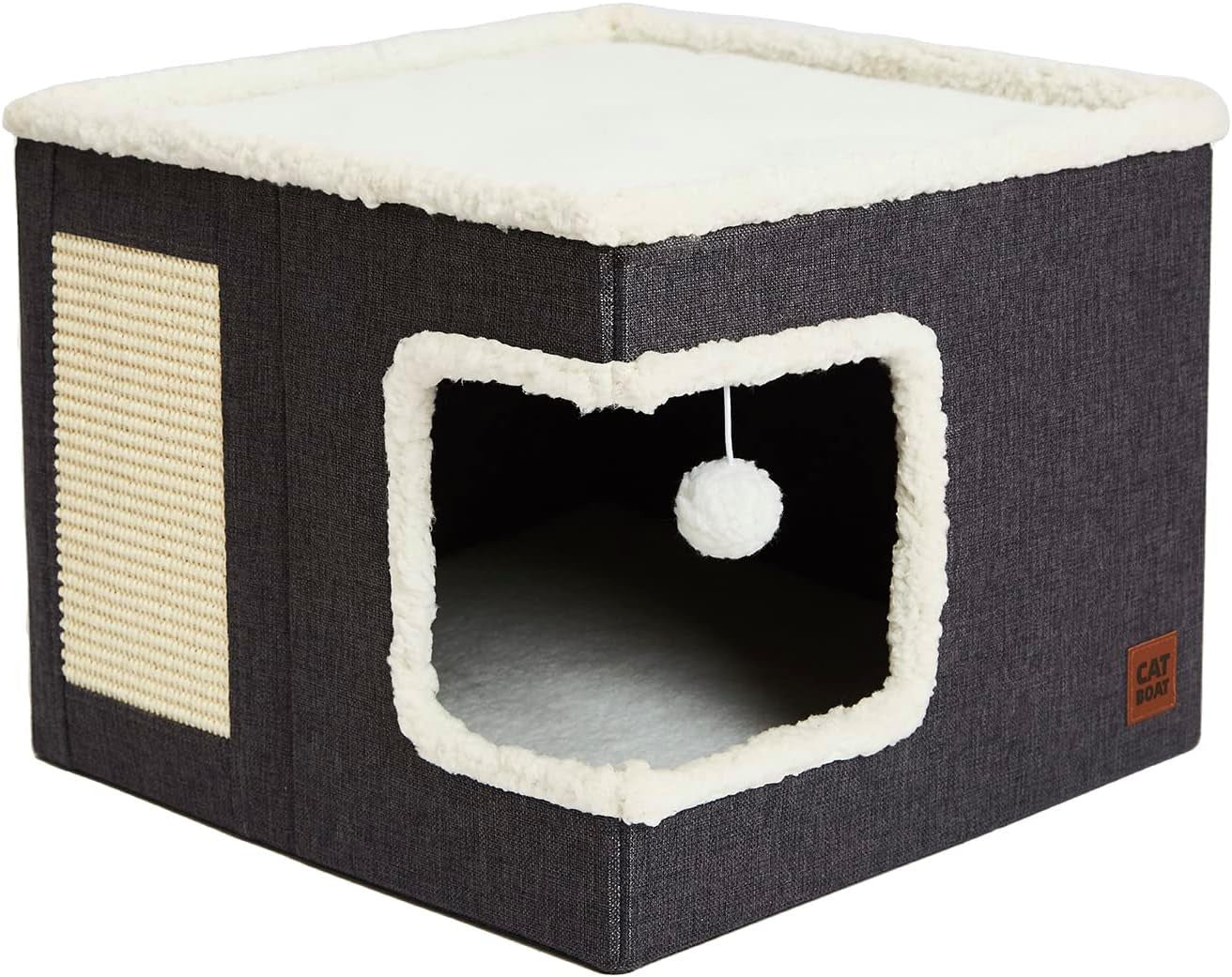 Foldable Cube Cat Nest