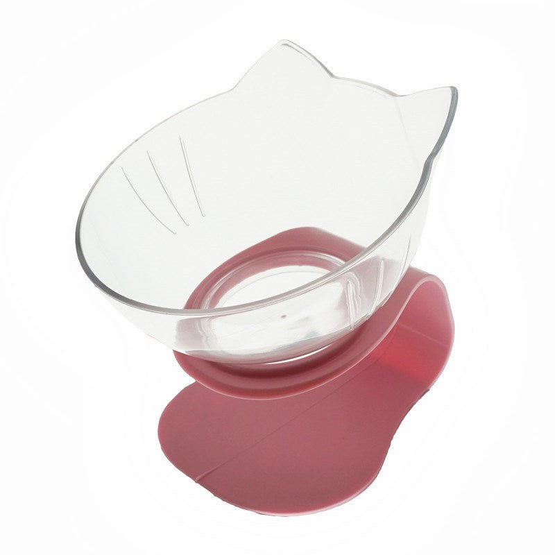 Non Slip Double Cat Bowl And Feeder With Raised Stand