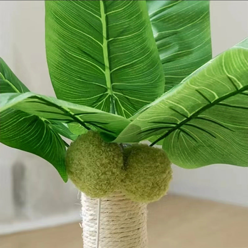 Cat Scratching Tree Post with Sisal Rope