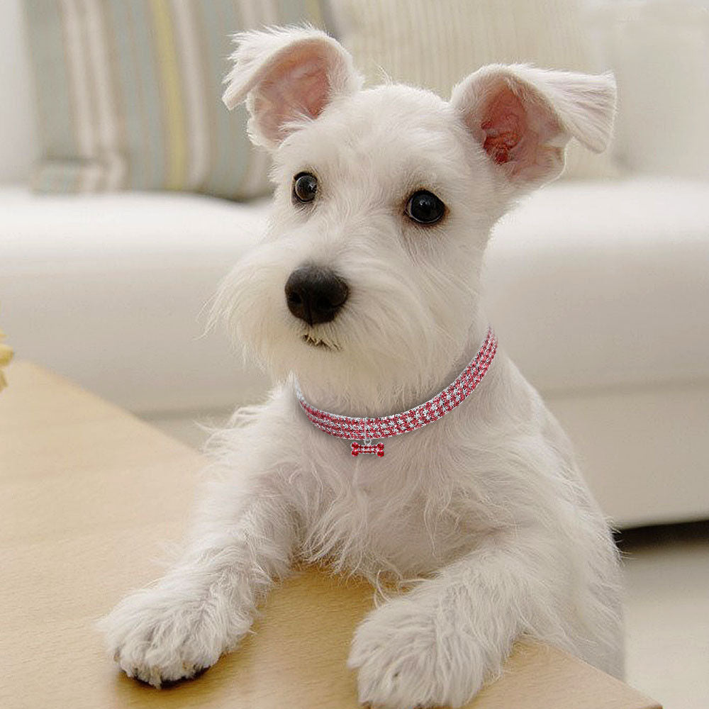 Crystal Dog Cat Collars