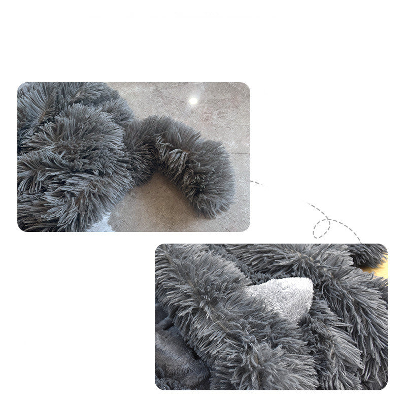 PV Plush Pet Sleeping Nest In Autumn And Winter