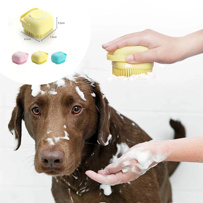 Silicone Bath Comb Brush For Dog