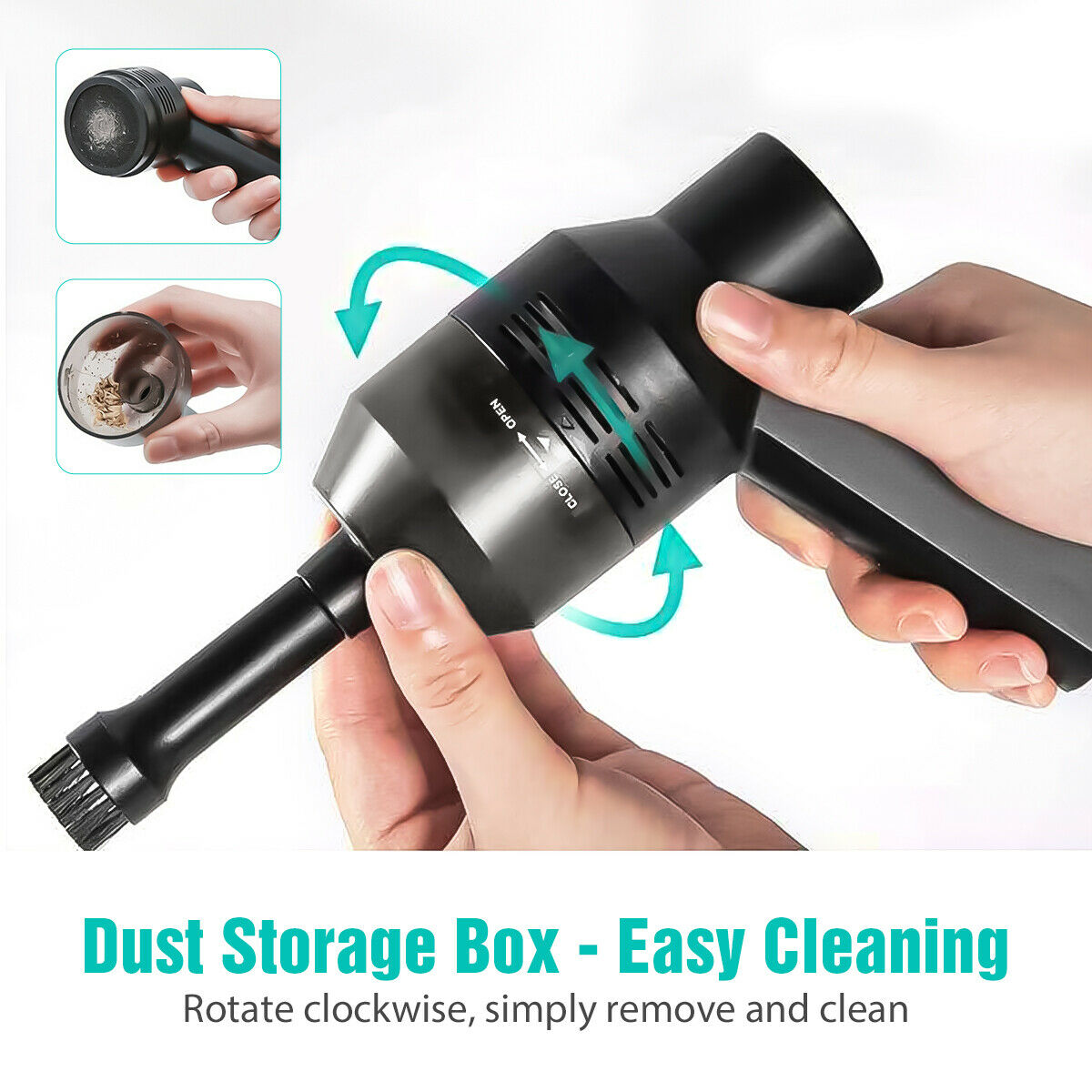 USB Cordless Vacuum Cleaner For Car, Laptop PC