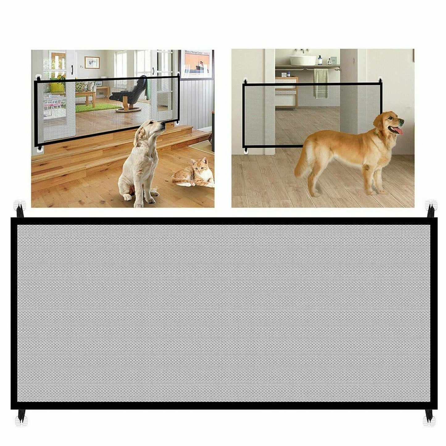 Pet Safety Enclosure Gate Mesh | Baby Dog Fences