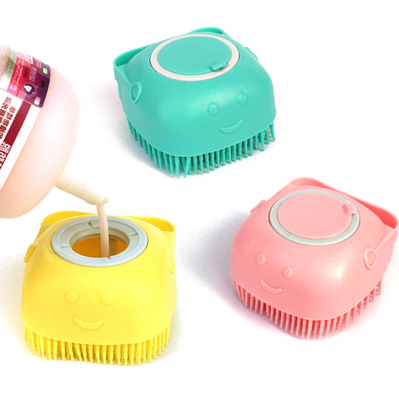 Silicone Bath Comb Brush For Dog