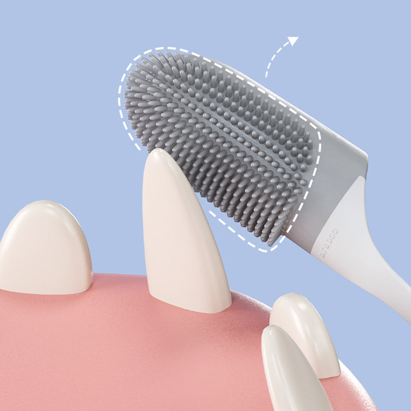 Finger wrap pet oral cleaning toothbrush