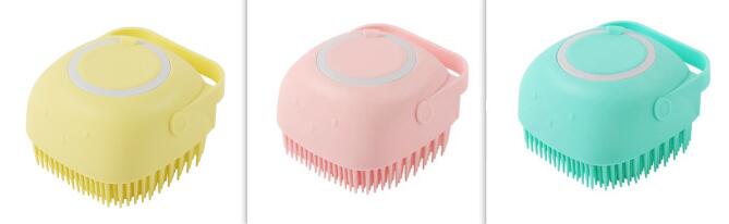 Silicone Bath Comb Brush For Dog