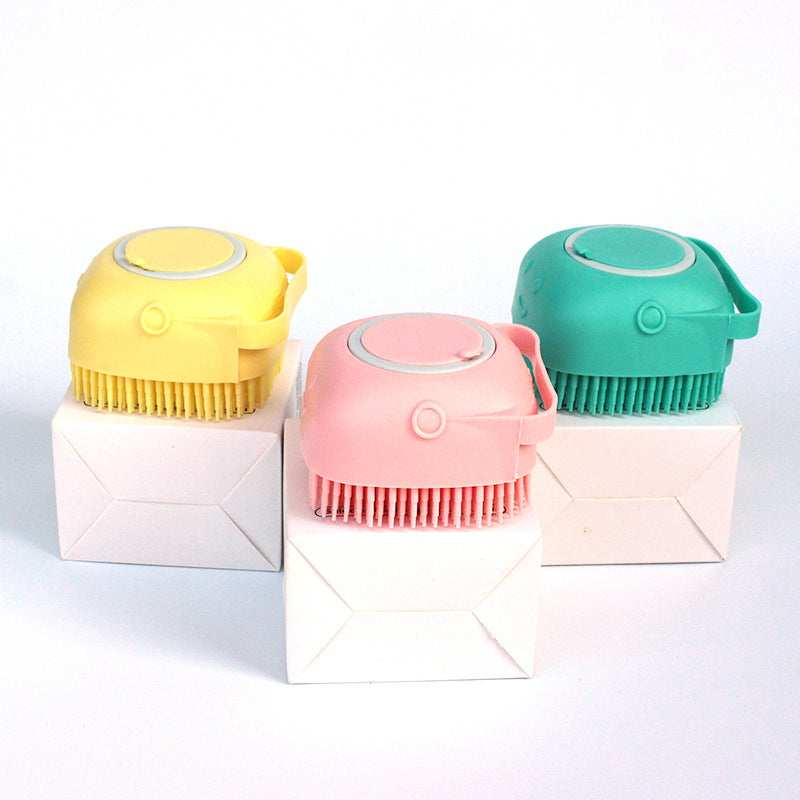 Silicone Bath Comb Brush For Dog