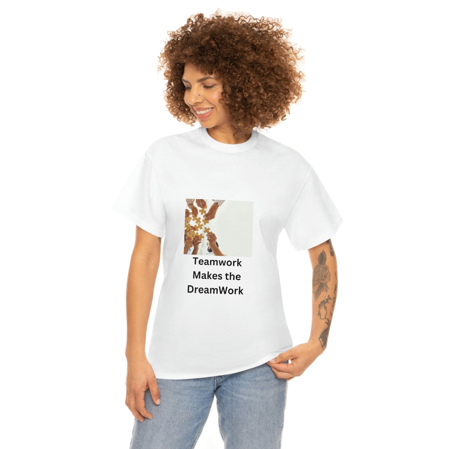 Unisex Heavy tee team work