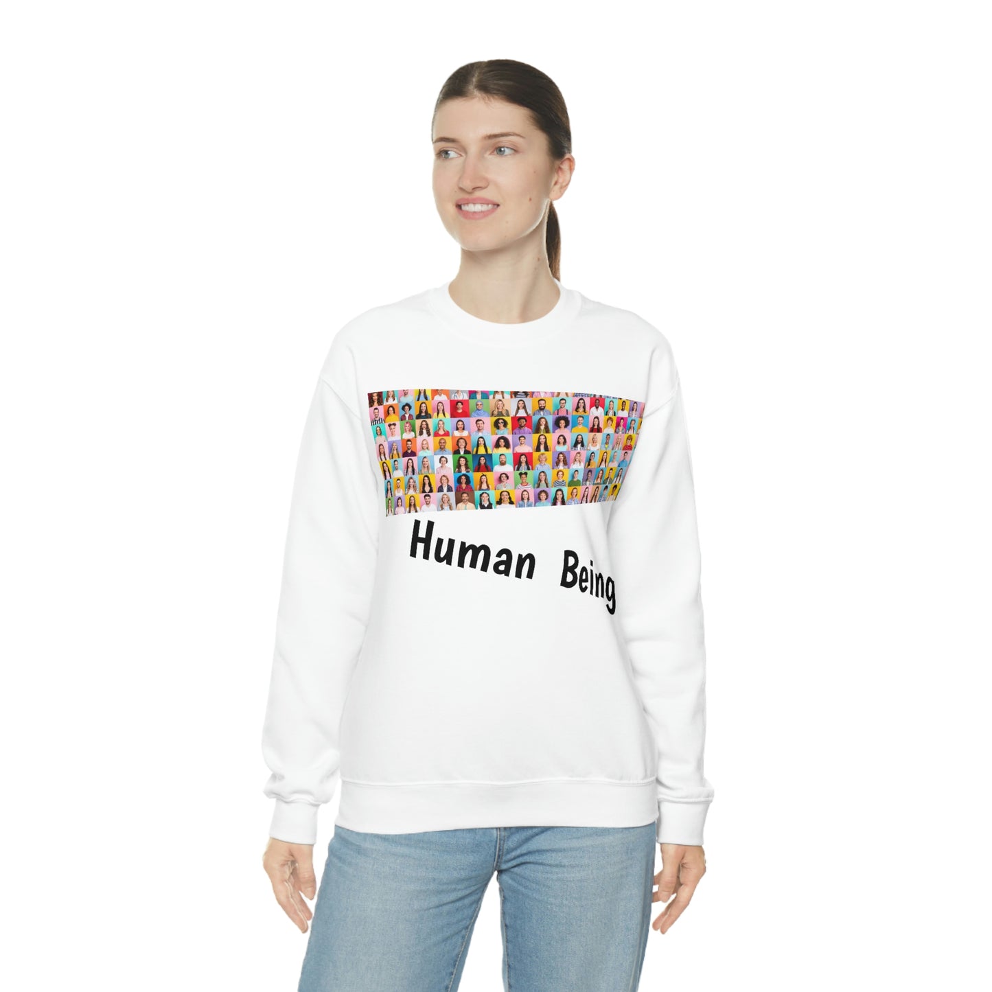 Human Heavy Blend™ Crewneck Sweatshirt