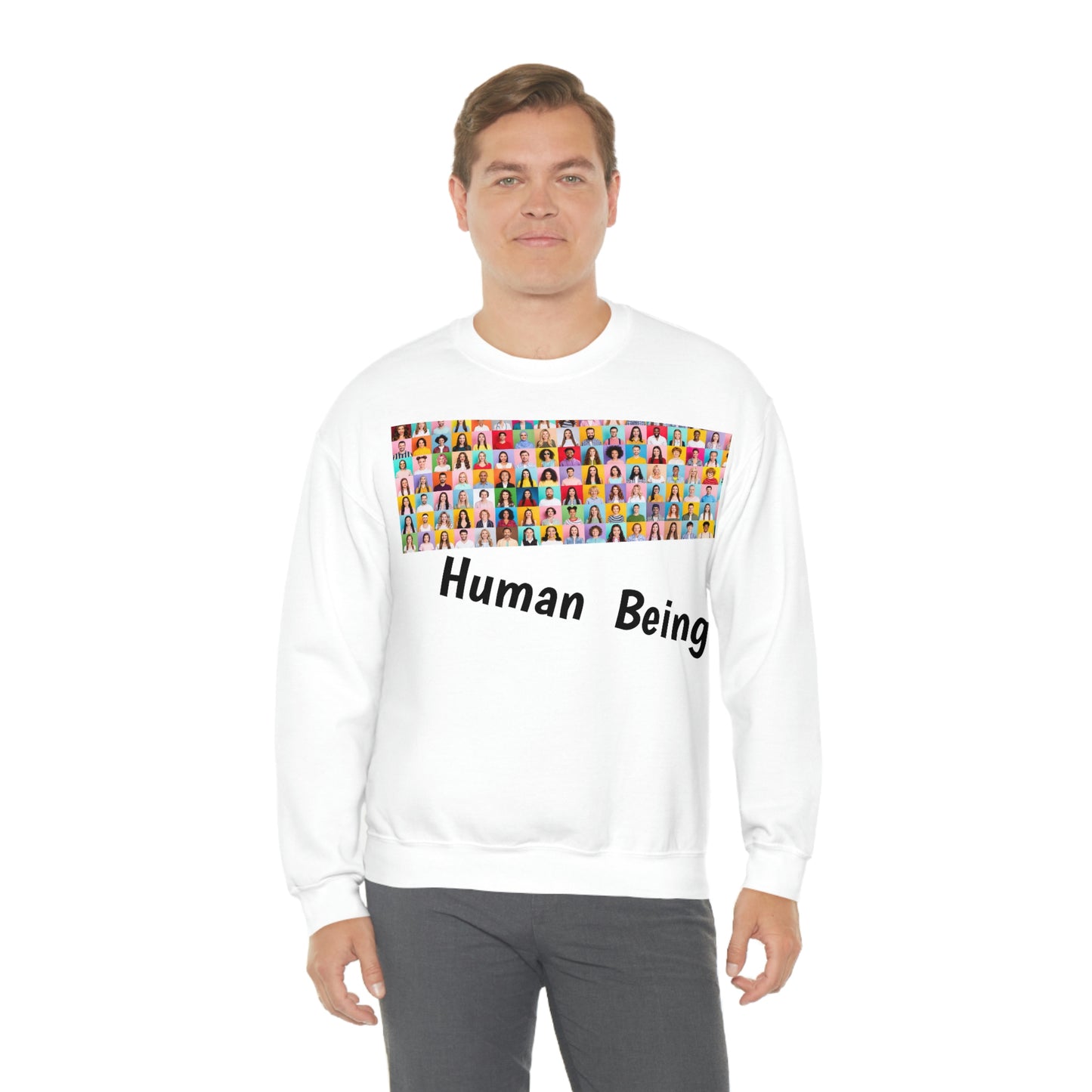 Human Heavy Blend™ Crewneck Sweatshirt