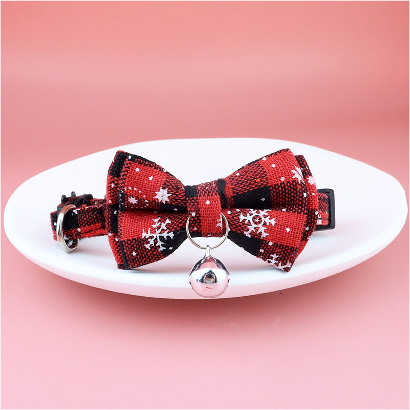 Cat Detachable Christmas Bow Tie