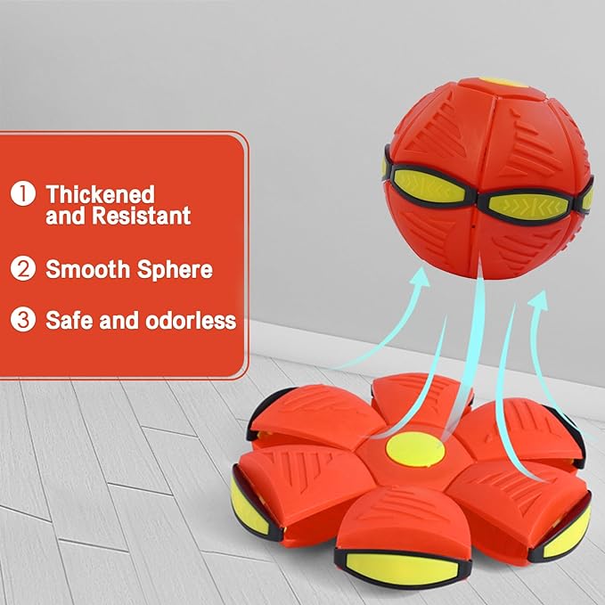 Flying UFO saucer shaped ball pet toys