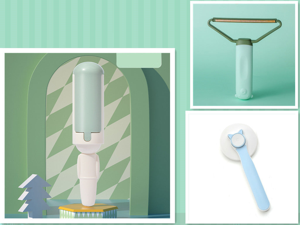 Pet double-sided lint rollers for hair remover and pet Brush