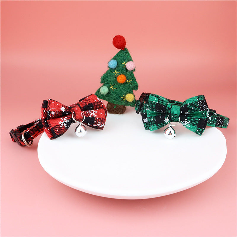 Cat Detachable Christmas Bow Tie