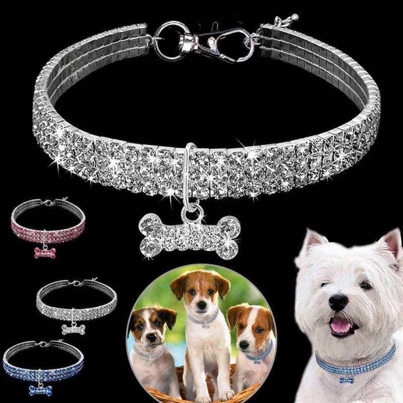 Crystal  Dog Cat Collars