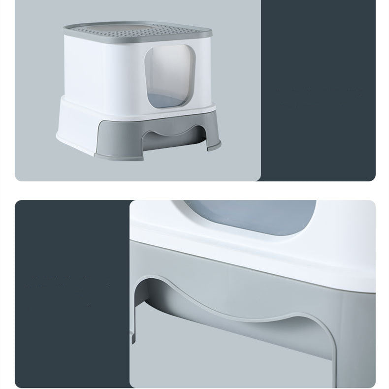 Litter Basin Cat Toilet With Splash Prevention