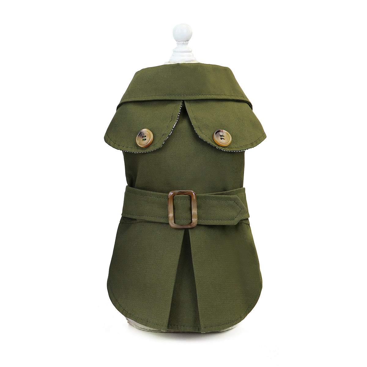 Elegant Pet Trench Coat for Small Dogs