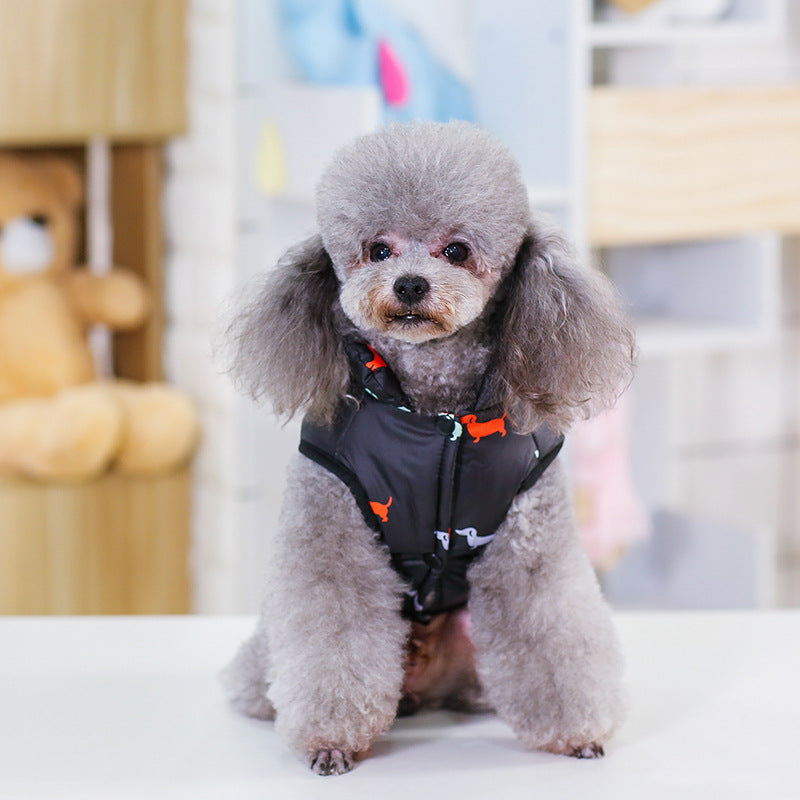 Pet Dog Cotton Padded Winter Coat Jacket