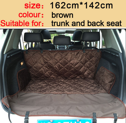 Waterproof Dog Car Seat Cover | Pet Travel Mat Mesh With Zipper And Pocket