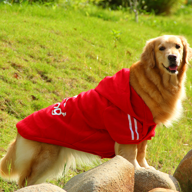Pet Warm Hoodie Clothes For Large Dogs