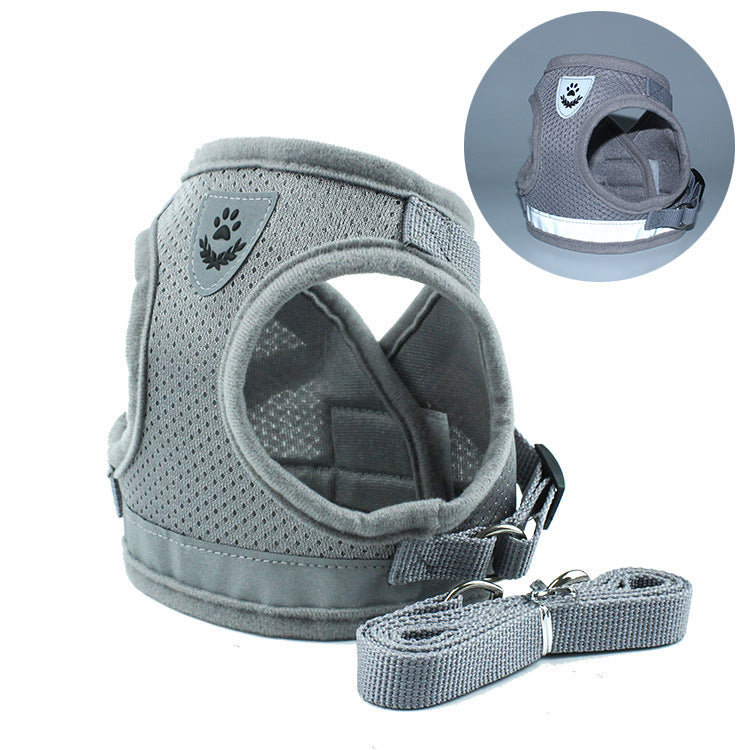 Pet Reflective Safety Dog Harness and Chest Strap
