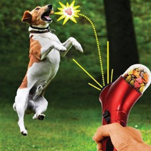 Pet Food Catapult Feeder And Funny Toy