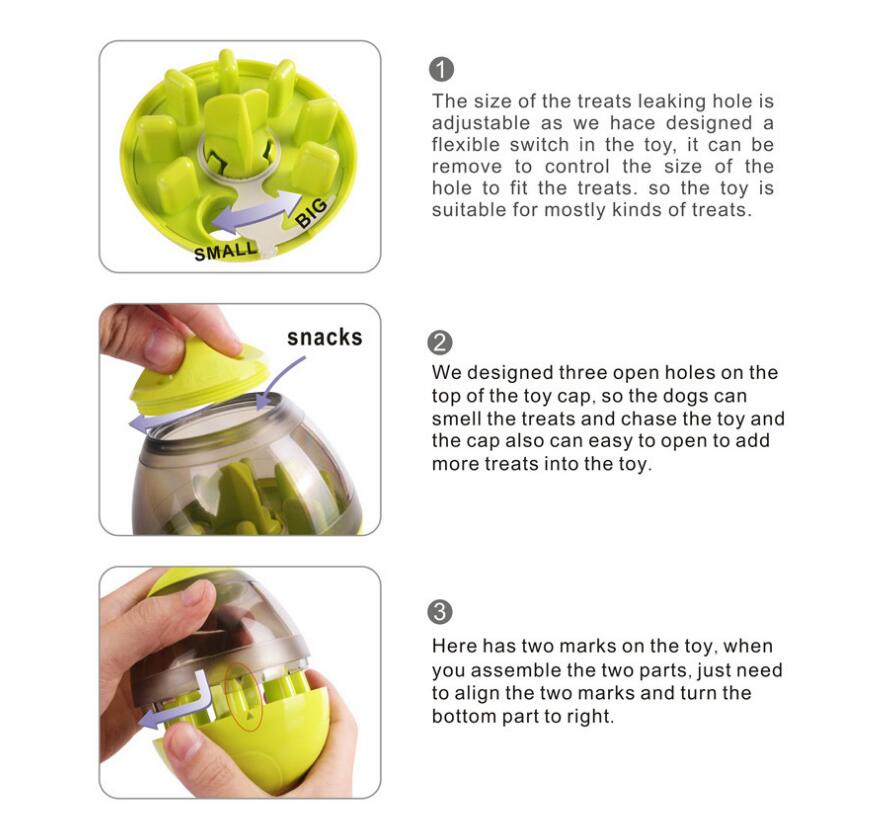 Fun food feeding device  for dogs