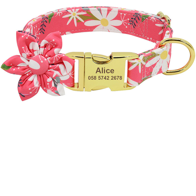 Fashion printed personalized engraved pet ID tag