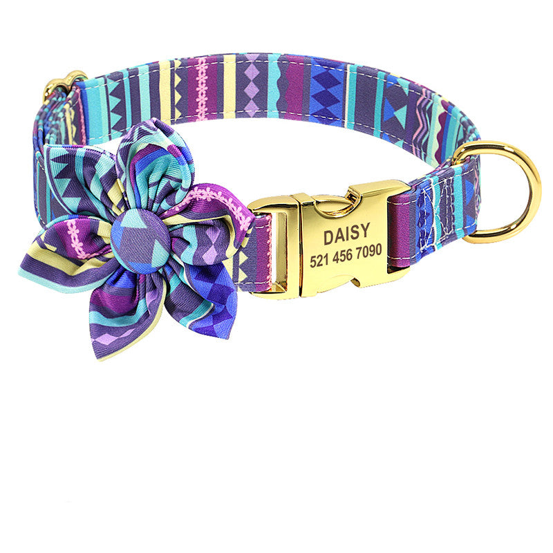 Fashion printed personalized engraved pet ID tag
