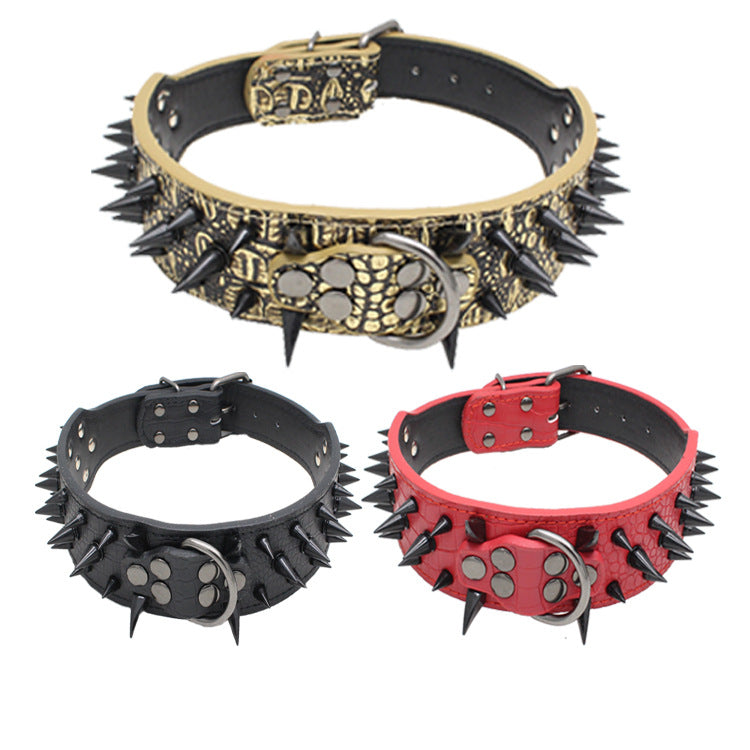 Large Explosion, Rivet Bite-Proof Pet Collar