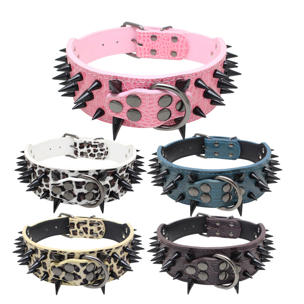 Large Explosion, Rivet Bite-Proof Pet Collar