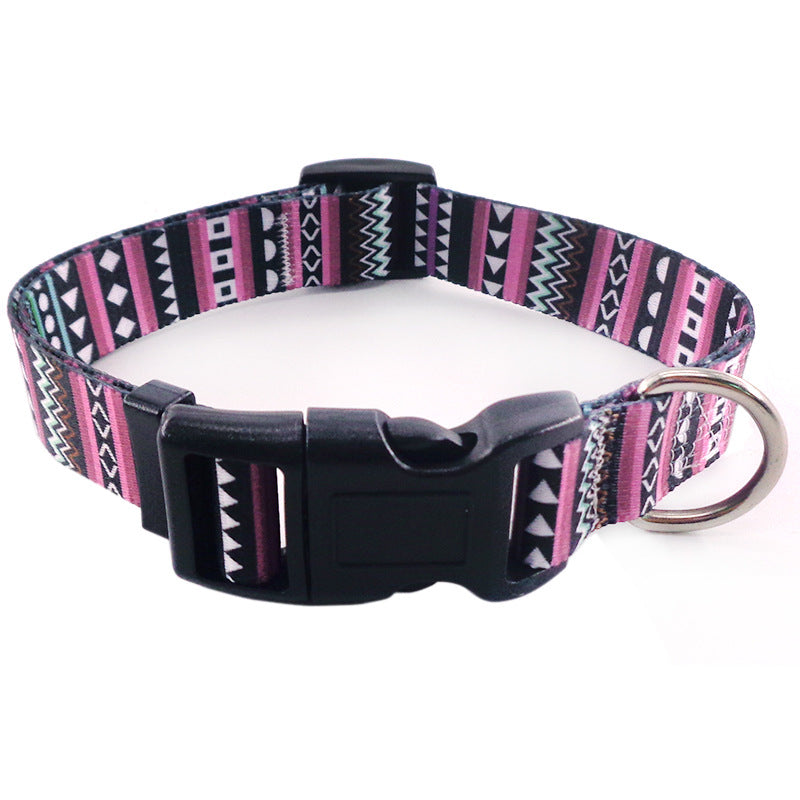 Digitally Printed National Style Pet Collars