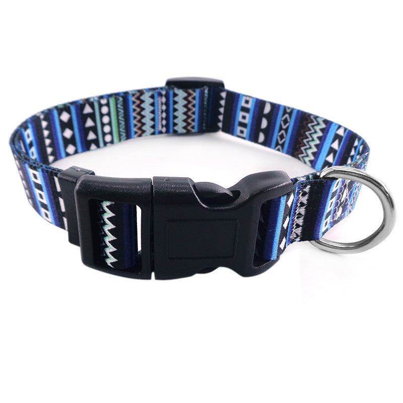 Digitally Printed National Style Pet Collars