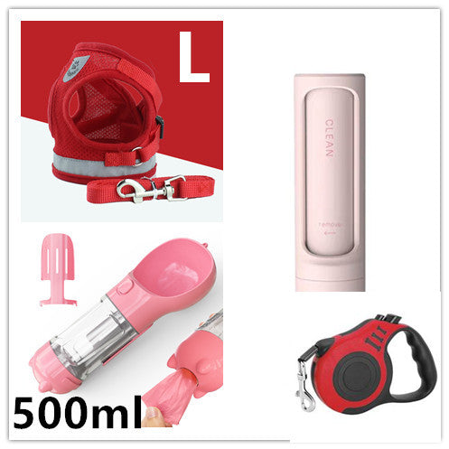 Breathable Mesh Chest Back Pet Leash