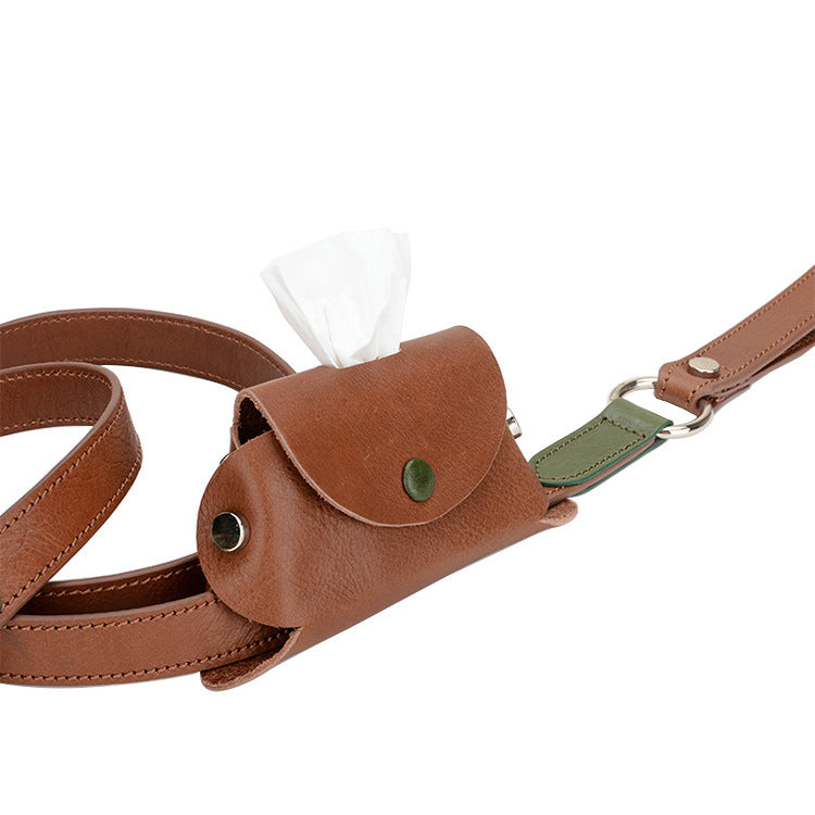 Luxury First Layer Cowhide Chic Dog Collar