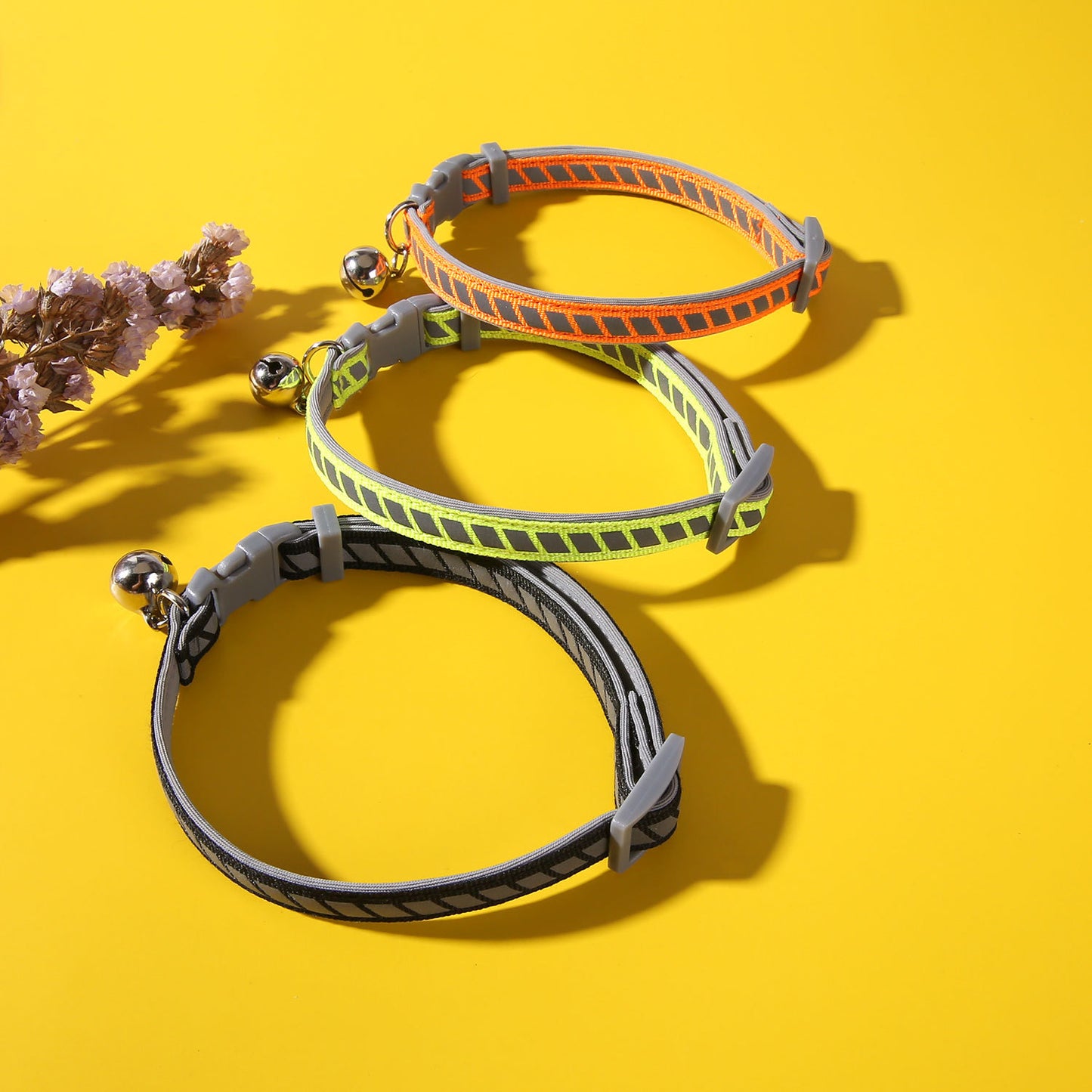 Reflective Buckle Outdoor Pet-Walking Cat Dog Collars