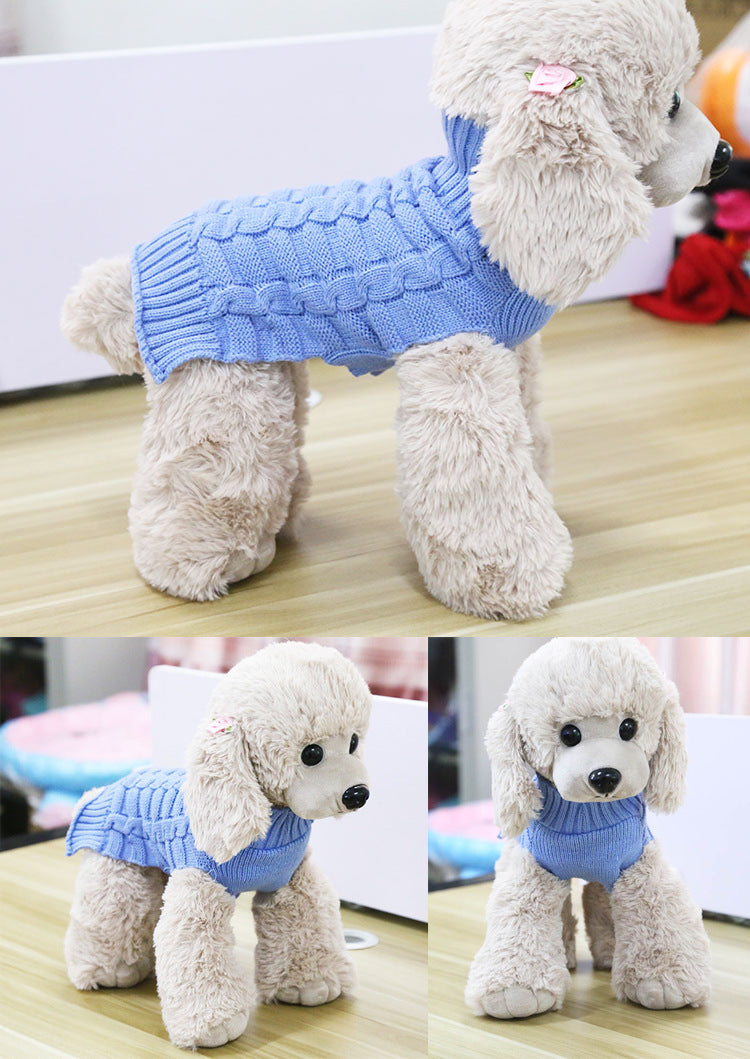 Cashmere Twisted Dog And Pet Sweater