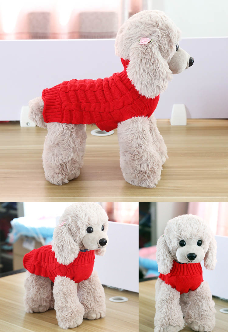 Cashmere Twisted Dog And Pet Sweater