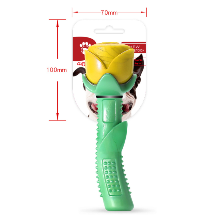 Cute Rose Shaped Dogs Chew Toy