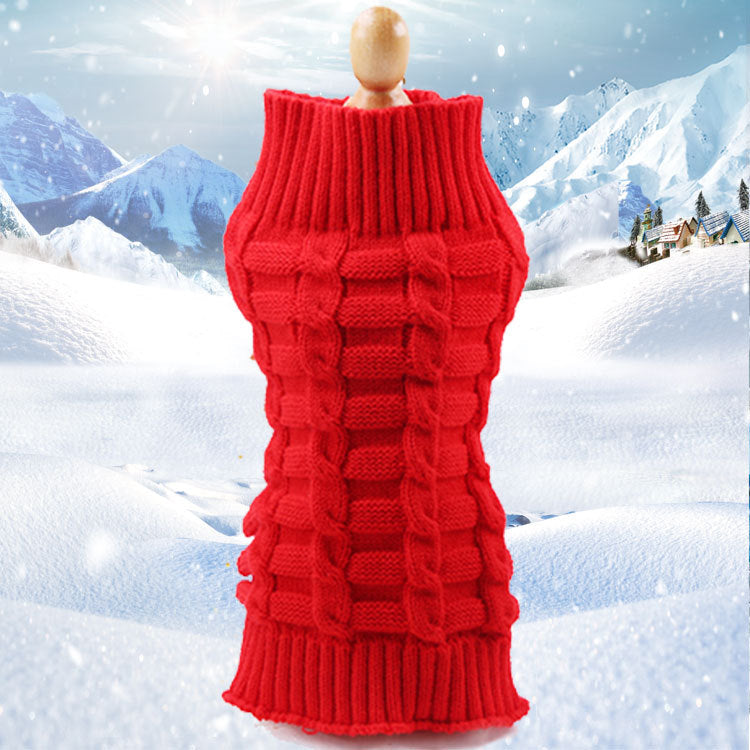 Cashmere Twisted Dog And Pet Sweater