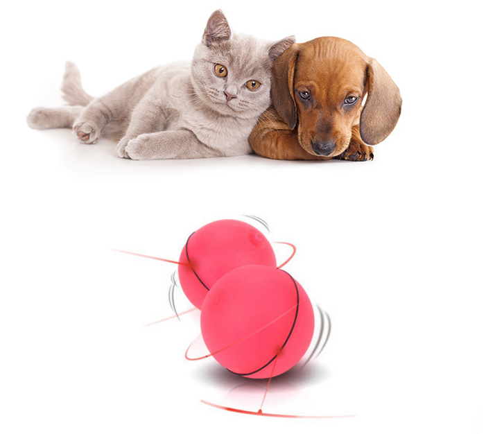 LED Electronic Rolling Ball And Funny Cat Toy
