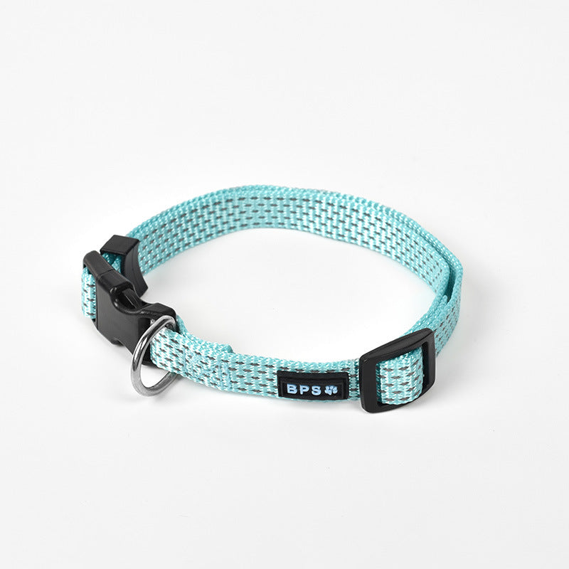 Luminous dog collar and neck leash