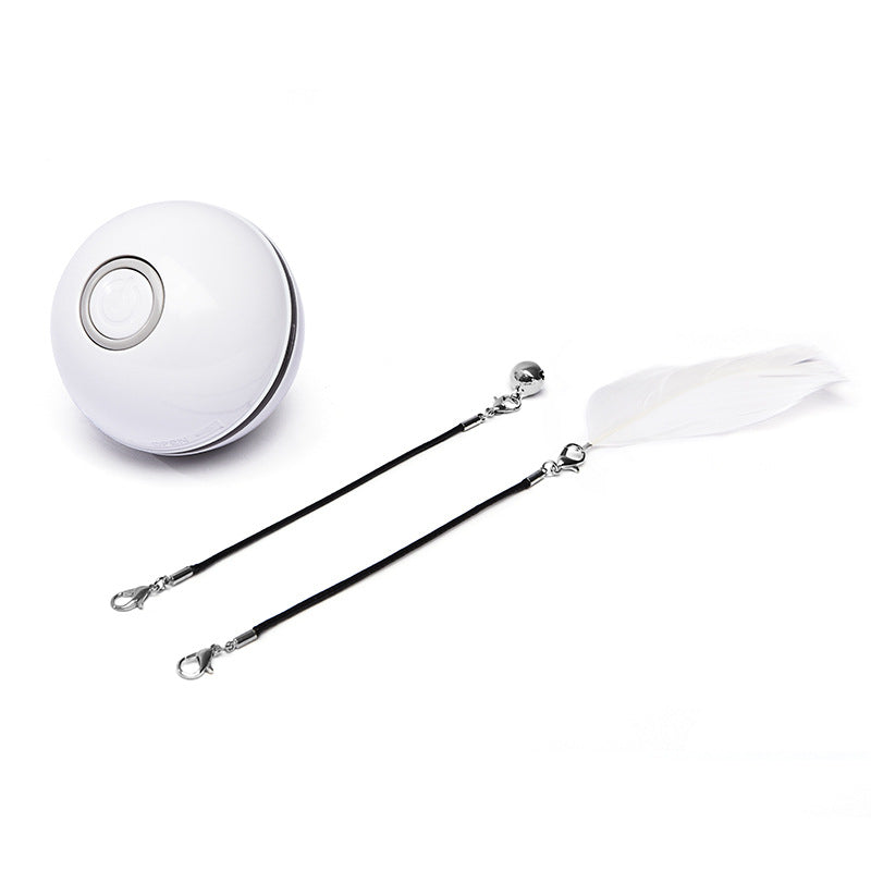 LED Electronic Rolling Ball And Funny Cat Toy