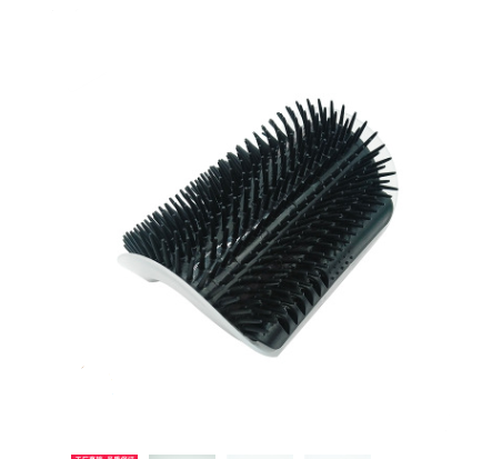 Cat Self-Grooming Brush and Wall Rubbing Device