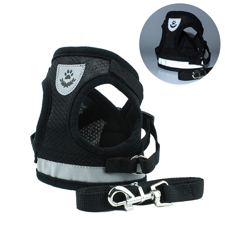 Pet Reflective Safety Dog Harness and Chest Strap